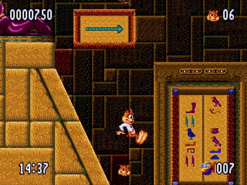 Bubsy II online multiplayer - megadrive