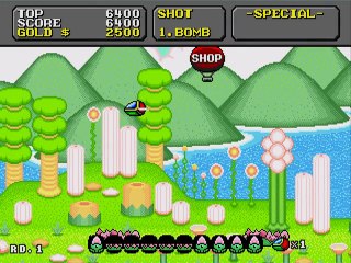 Super Fantasy Zone online multiplayer - megadrive