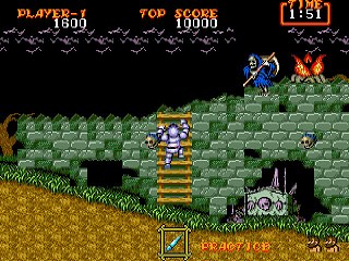 Ghouls'n Ghosts online multiplayer - megadrive
