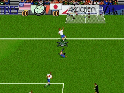 Champions World Class Soccer online multiplayer - megadrive