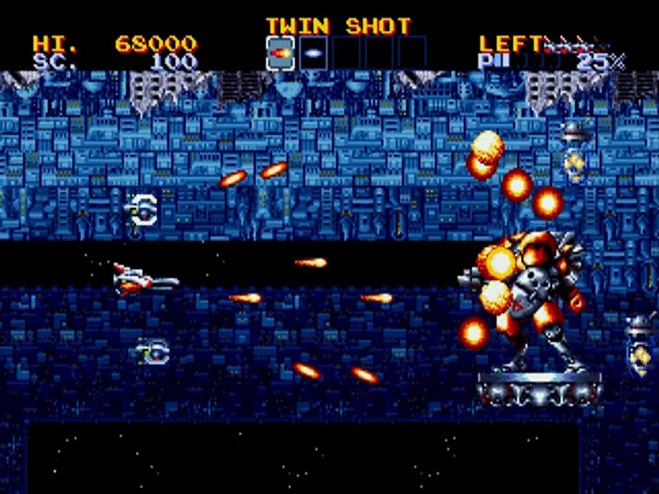 Lightening Force - Quest for the Darkstar online multiplayer - megadrive