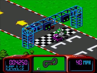 Championship Pro-Am online multiplayer - megadrive