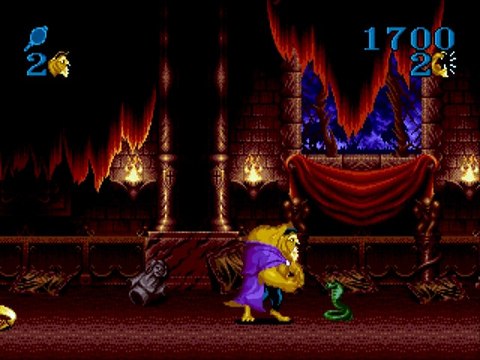 Disney's Beauty and the Beast: Roar of the Beast online multiplayer - megadrive