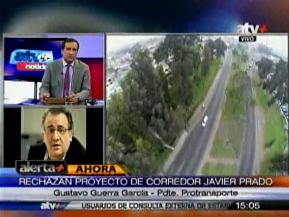 MEF rechaza proyecto Vía expresa Javier Prado-Faucett