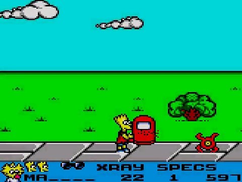 The Simpsons : Bart vs. the Space Mutants online multiplayer - game-gear