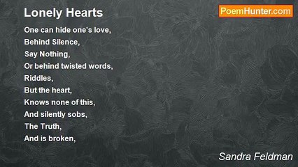Sandra Feldman - Lonely Hearts