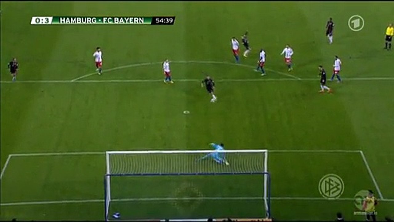 F.Ribery goal (Hamburg 0-3 Bayern) HD