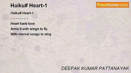 DEEPAK KUMAR PATTANAYAK - Haiku# Heart-1
