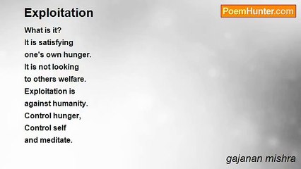 gajanan mishra - Exploitation