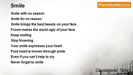 Gbolagade Taiwo - Smile