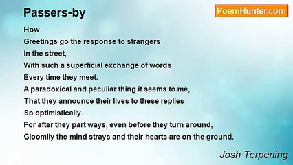 Josh Terpening - Passers-by