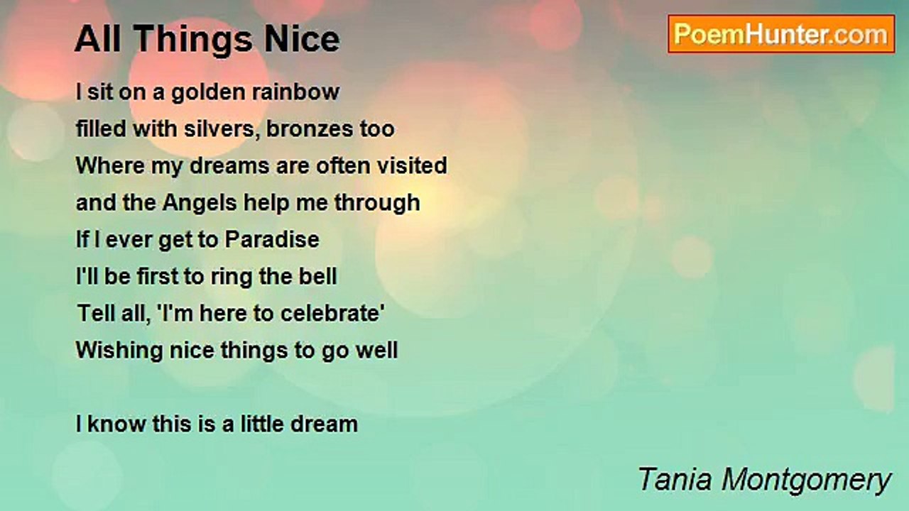 Tania Montgomery - All Things Nice