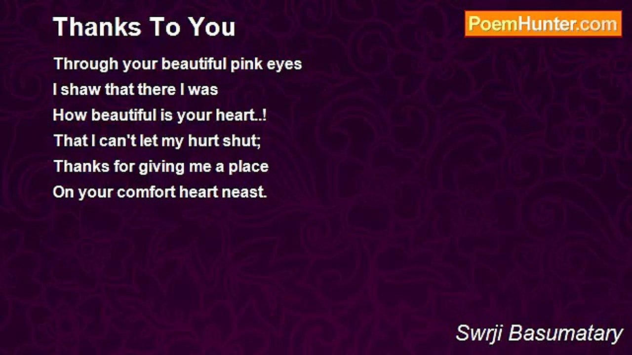 Swrji Basumatary - Thanks To You