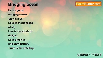 gajanan mishra - Bridging ocean