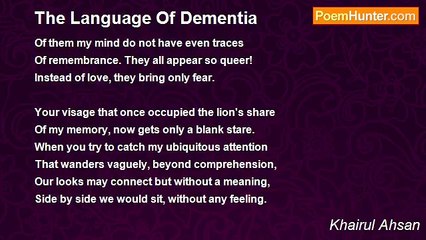 Khairul Ahsan - The Language Of Dementia