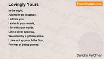 Sandra Feldman - Lovingly Yours