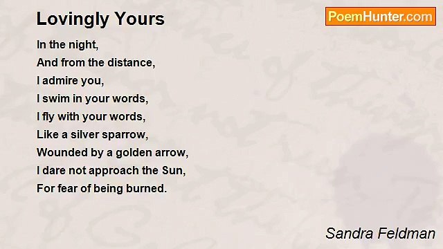 Sandra Feldman - Lovingly Yours