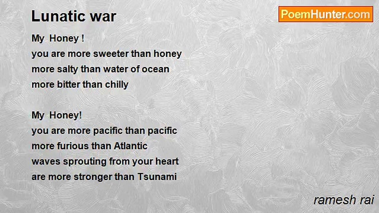 ramesh rai - Lunatic war