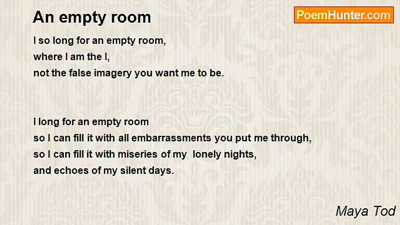 Maya Tod - An empty room
