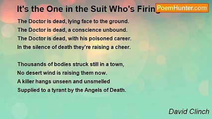 David Clinch - It's the One in the Suit Who's Firing the Gun