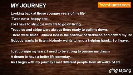 ging taping - MY Journey