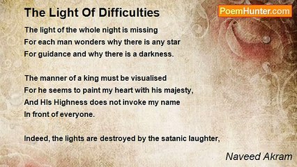 Naveed Akram - The Light Of Difficulties