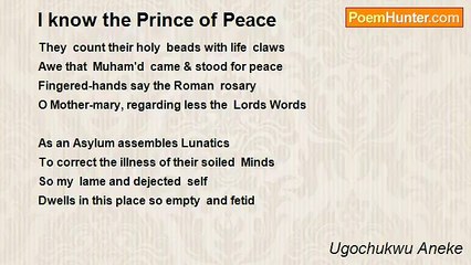 Ugochukwu Aneke - I know the Prince of Peace