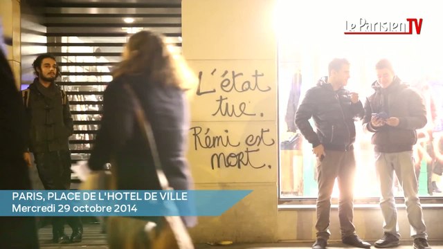 Paris : ils rendent hommage à Remi Fraisse, mort à Sivens