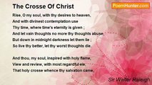 Sir Walter Raleigh - The Crosse Of Christ