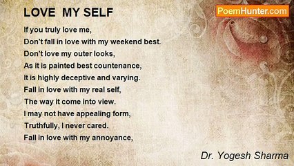Dr. Yogesh Sharma - LOVE  MY SELF