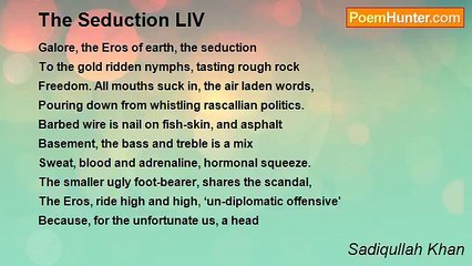 Sadiqullah Khan - The Seduction LIV