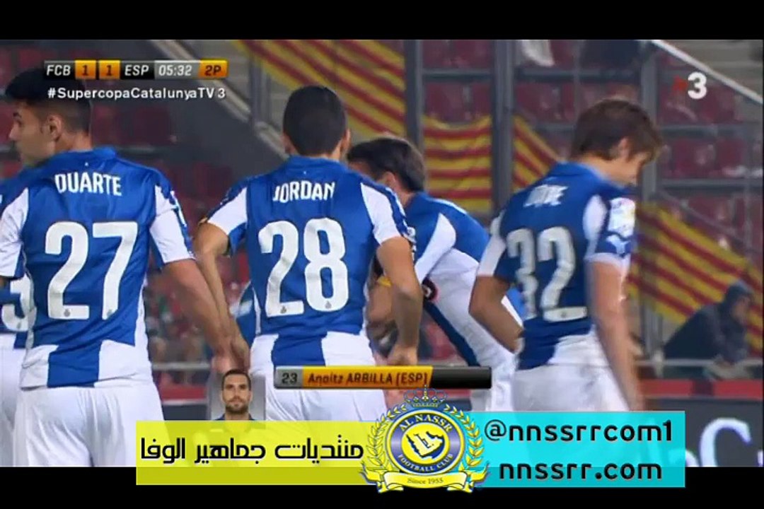 هدف التعادل لاسبانيول عن طريق اربيلا في كاس الملك 29/10/2014