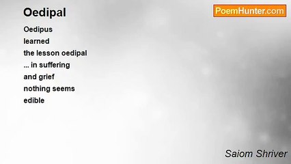 Saiom Shriver - Oedipal