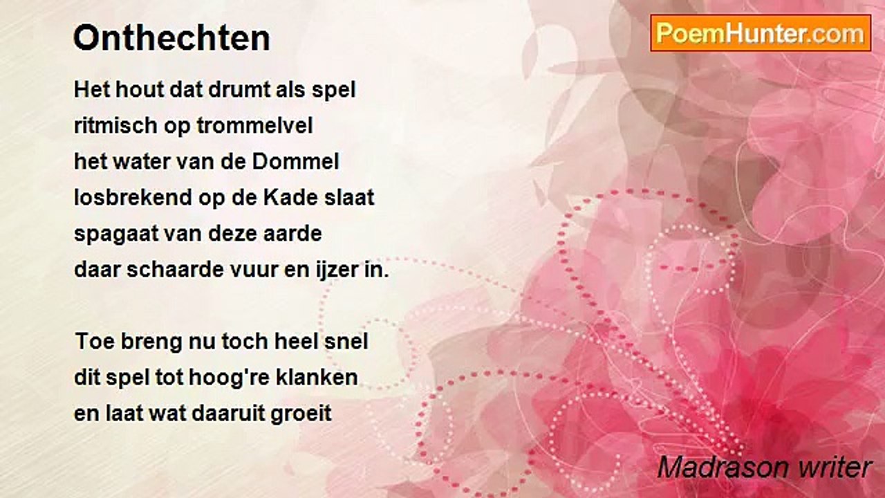 Madrason writer - Onthechten