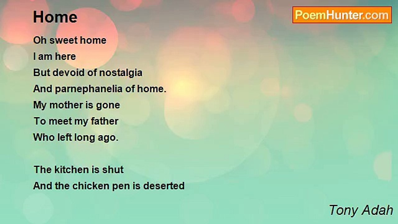 Tony Adah - Home