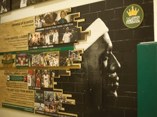 LeBron James' high school thrilled he is home