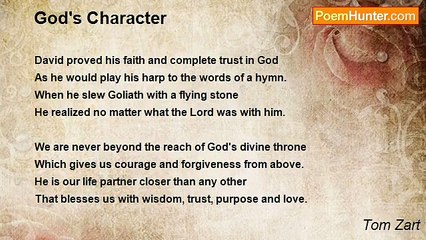Tom Zart - God's Character