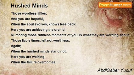 AbdiSaber Yusuf - Hushed Minds