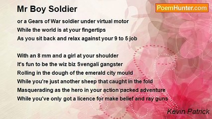 Kevin Patrick - Mr Boy Soldier