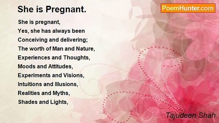 Tajudeen Shah - She is Pregnant.
