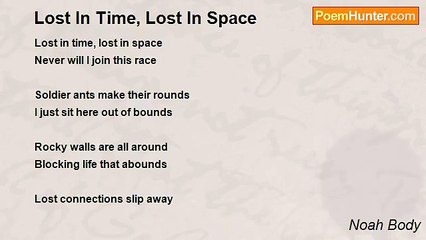 Noah Body - Lost In Time, Lost In Space