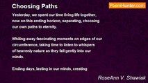 RoseAnn V. Shawiak - Choosing Paths