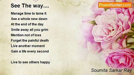 Soumita Sarkar Ray - See The way....