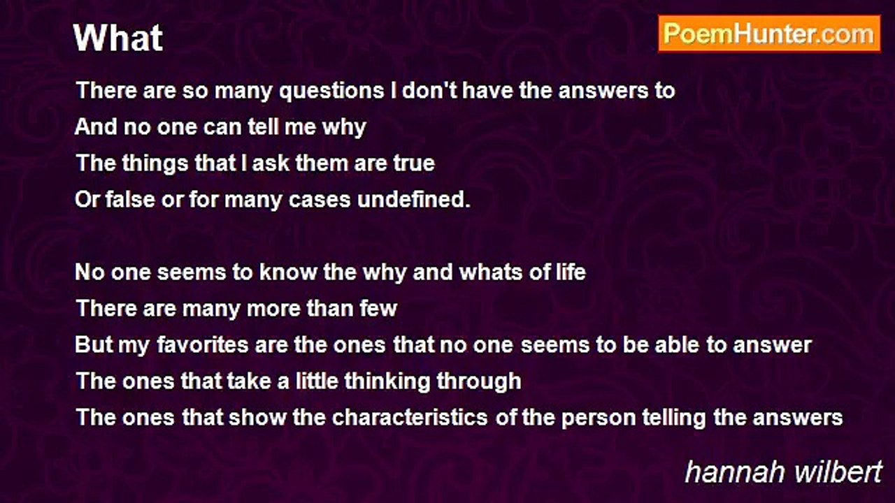 hannah wilbert - What