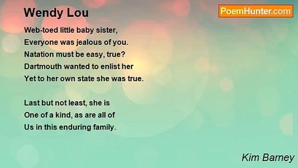 Kim Barney - Wendy Lou