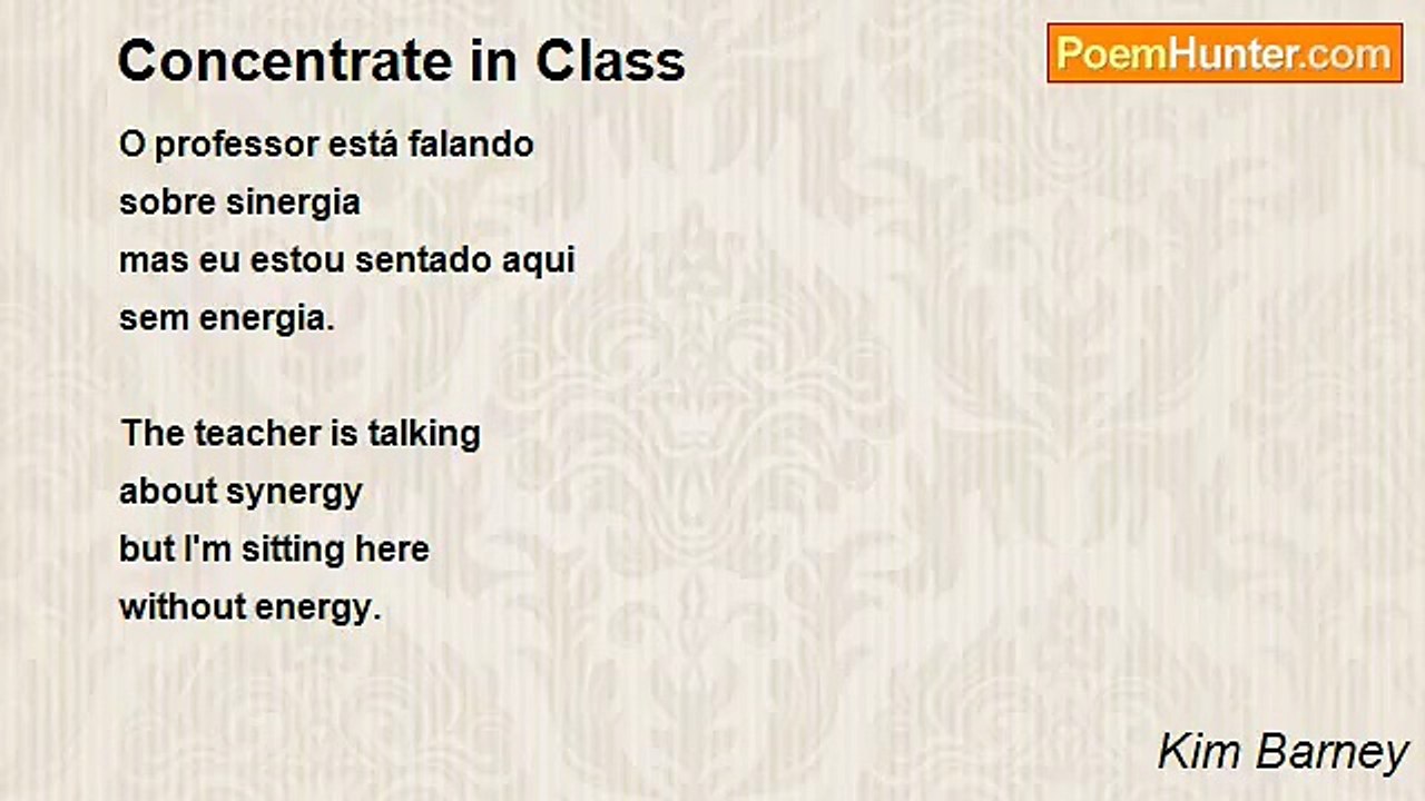 Kim Barney - Concentrate in Class