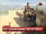 IŞİD'li Keskin nişancı Iraklı askeri alnının ortasından böyle vurdu