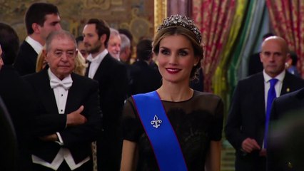 Detalles de la Recepción y Banquete de Estado ofrecido a la Presidenta de Chile, Michelle Bachelet.