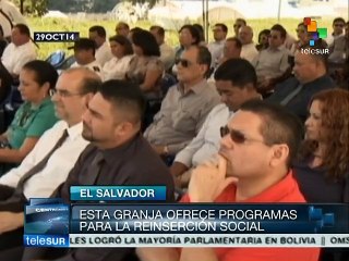 Granja de rehabilitación para jóvenes en El Salvador