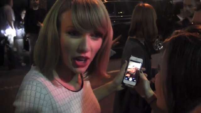 Taylor Swift Takes Selfies With Fans